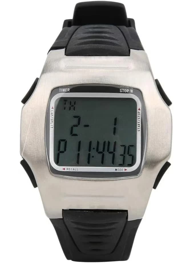 Multifunctional Digital Sports Watch for Referees and Coaches, Stainless Steel 