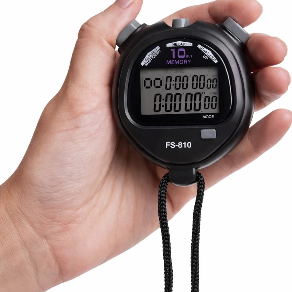 Multifunctional portable digital sports stopwatch, chronograph, sports timer 