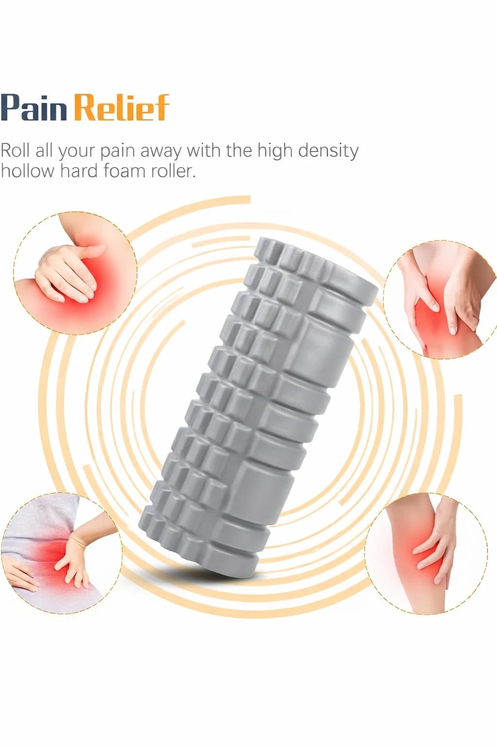 Natural Muscle Massage Roller, Abdominal Muscle Massage Roller for Muscle 