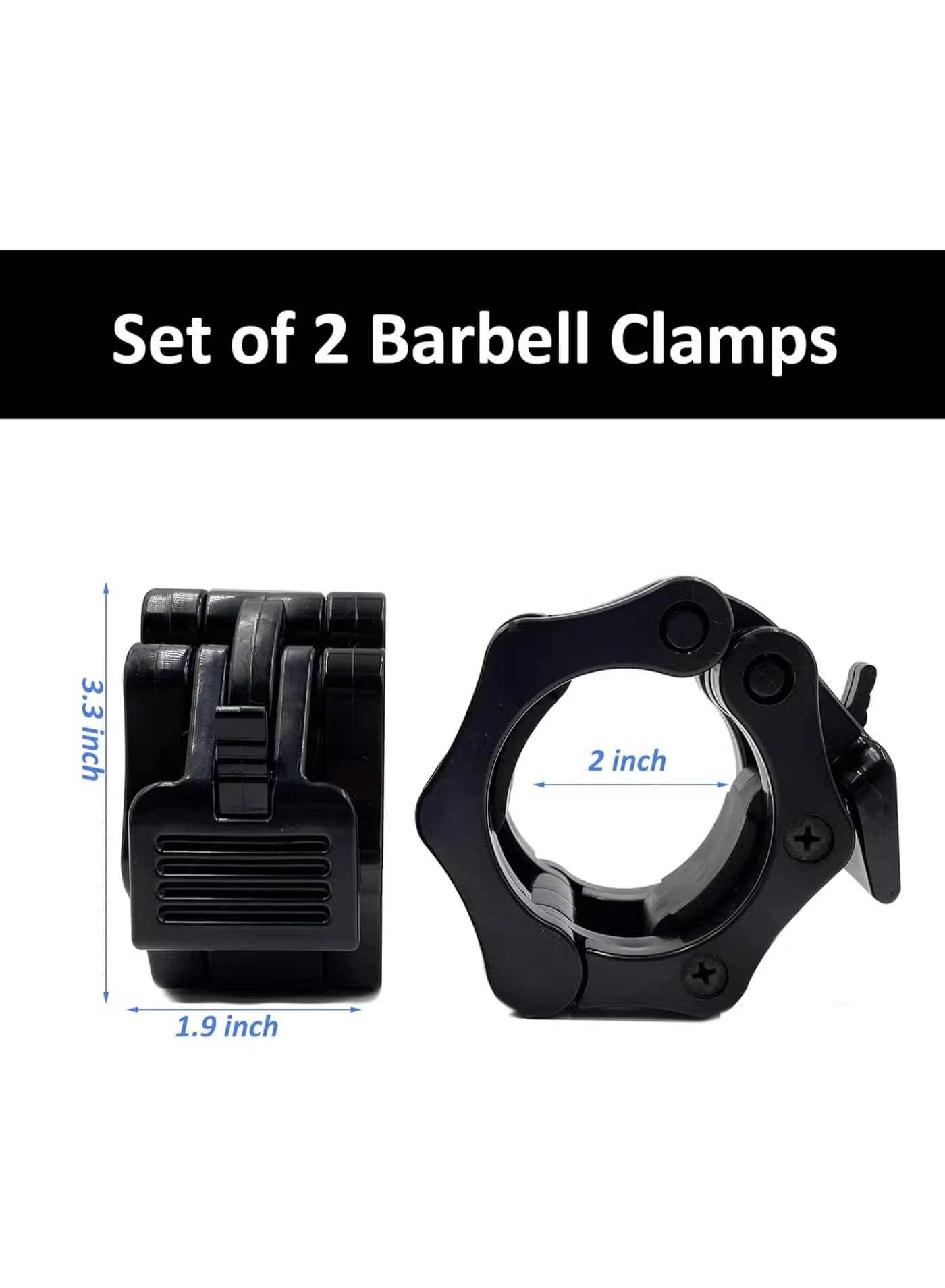 Olympic Weightlifting Fixing Tools (Pair), 2" Quick Release Dumbbell Fixing Tool