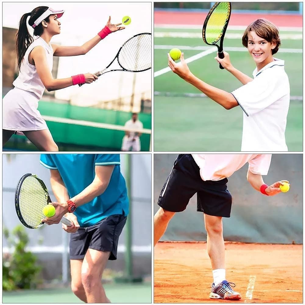 Pack of 3 general disco tennis balls for advanced training, durable and reusable