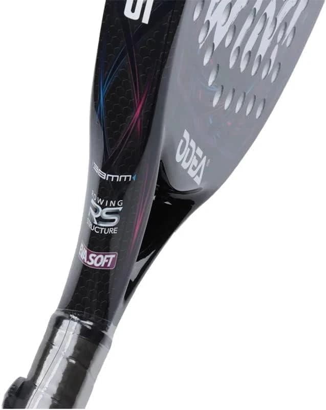 Padel Racket, with Sports Carrying Bag (Multi-color) Carbon Sports Tennis Racket