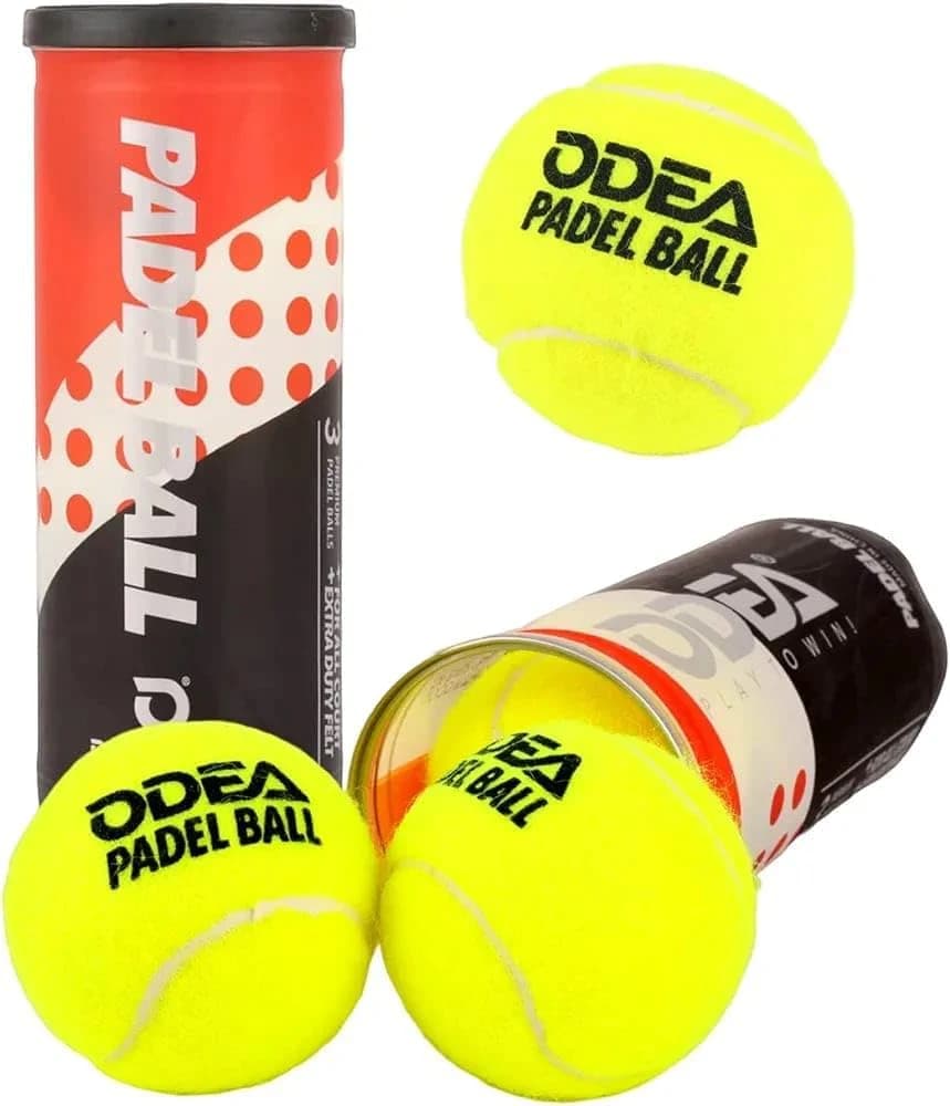 Padel tennis balls, high-elasticity yellow balls, rubber tennis training balls, 
