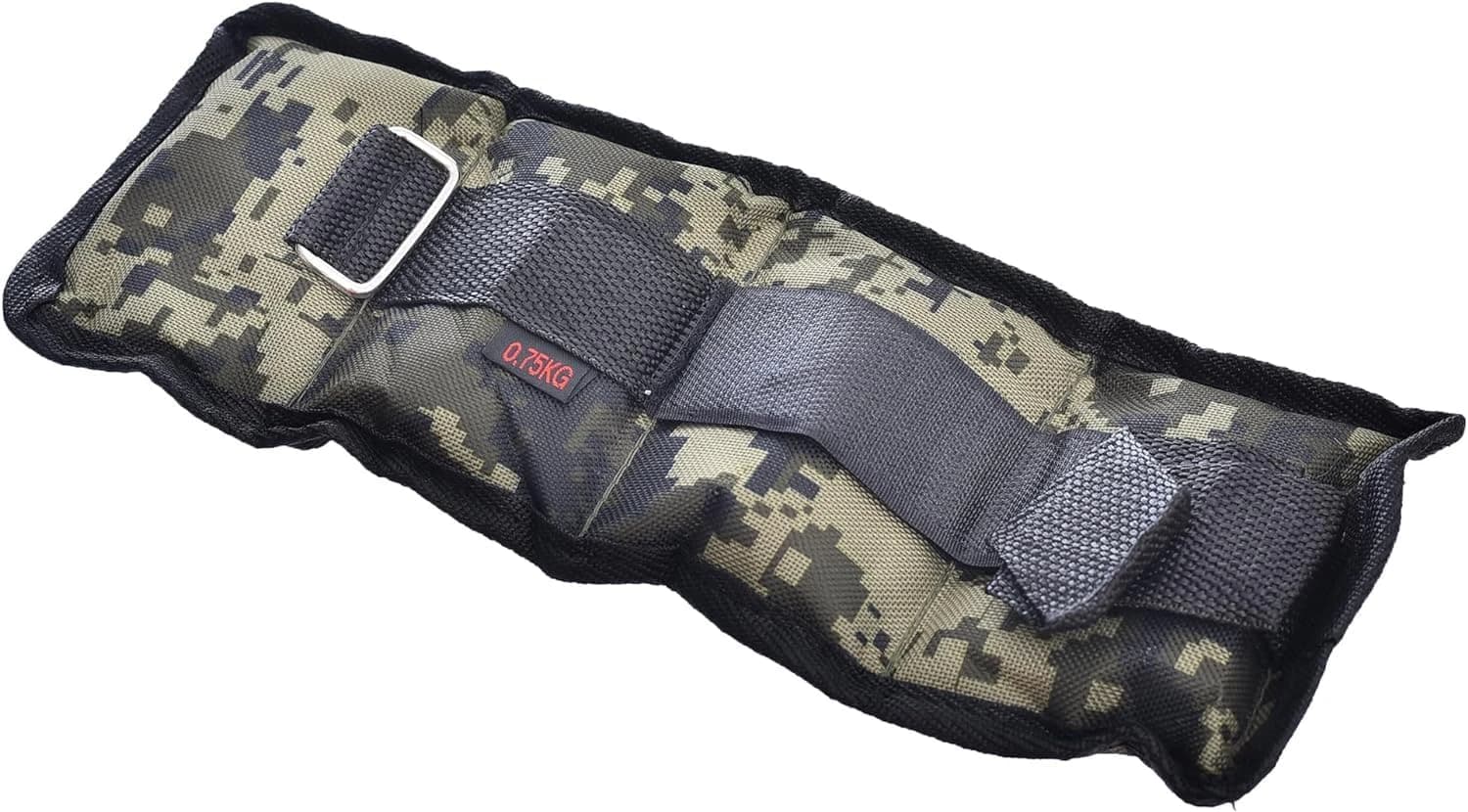 Pair of Hand and Foot Weights Sandbags for Legs and Gym - Camo, Unisex 0.75 KG