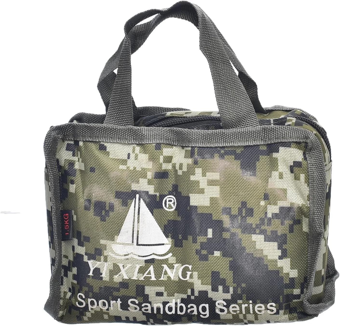 Pair of Hand and Foot Weights Sandbags for Legs and Gym - Camouflage 