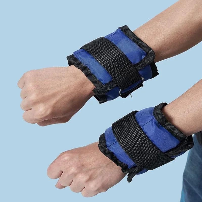 Pair of sandbags for hand and foot weights for leg and gym exercises