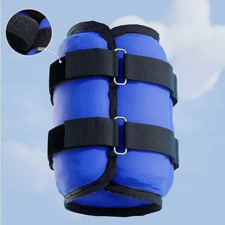 Pair of sandbags for hand and foot weights for leg and gym exercises multicolor
