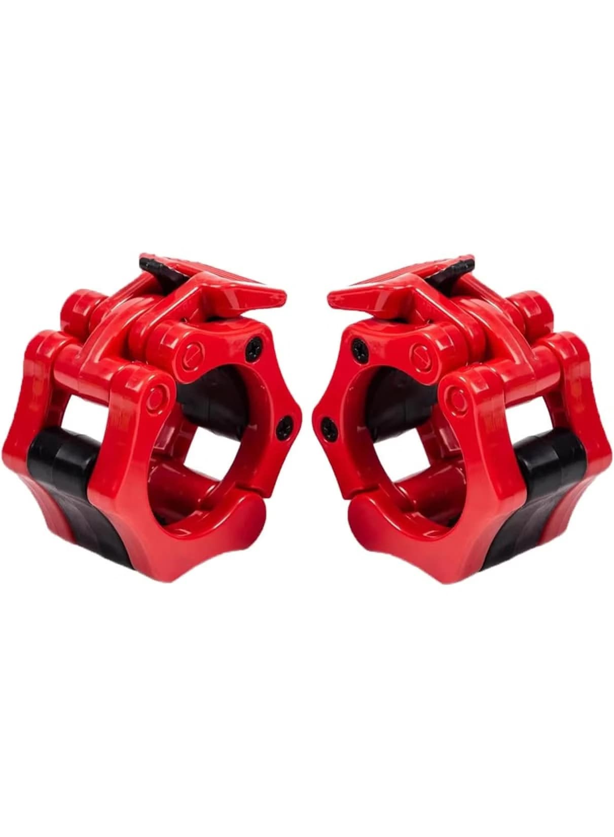 Pair of weight clamps, quick lock, 1 inch diameter, weight arm, fixing