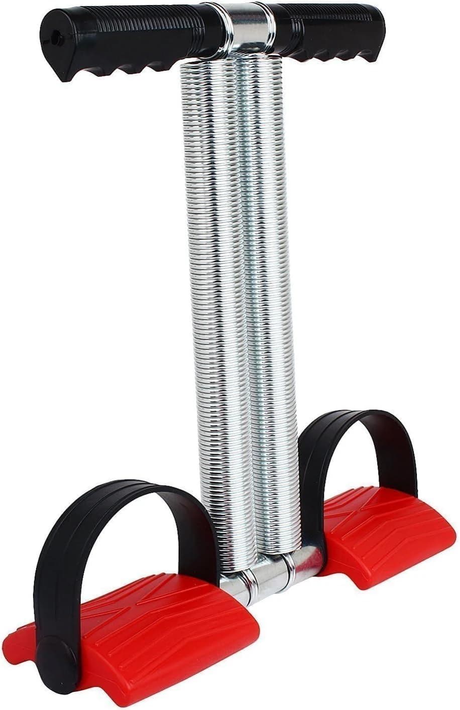 Perfect Fitness Exercise Tool, 4 in 1 Double Spring with Foot Pedal for Abs 