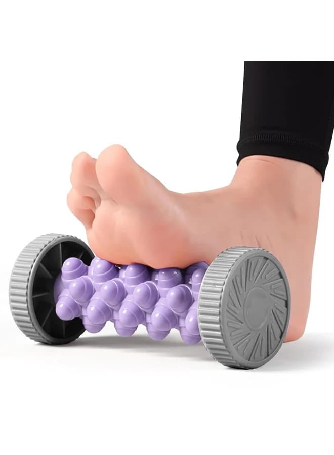 Plantar Fasciitis Roller Foot Massager for Heel Spur Relief - Portable Hand Mass
