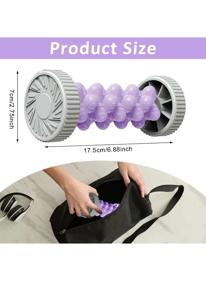 Plantar Fasciitis Roller Foot Massager for Heel Spur Relief - Portable Hand Mass