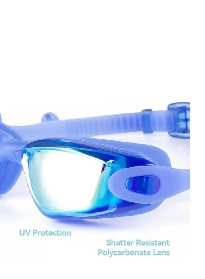 Premium Clear Ultra-Fast Swimming Goggles - Leak-proof, Anti-fog, UV Protection 