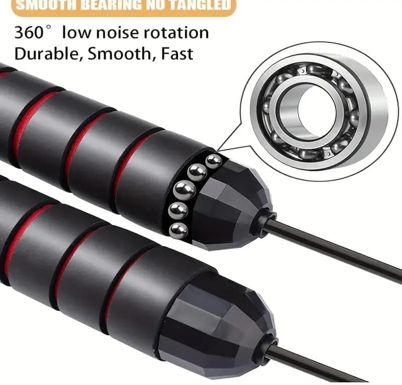 Premium quality tangle-free jump rope for men and children, adjustable 