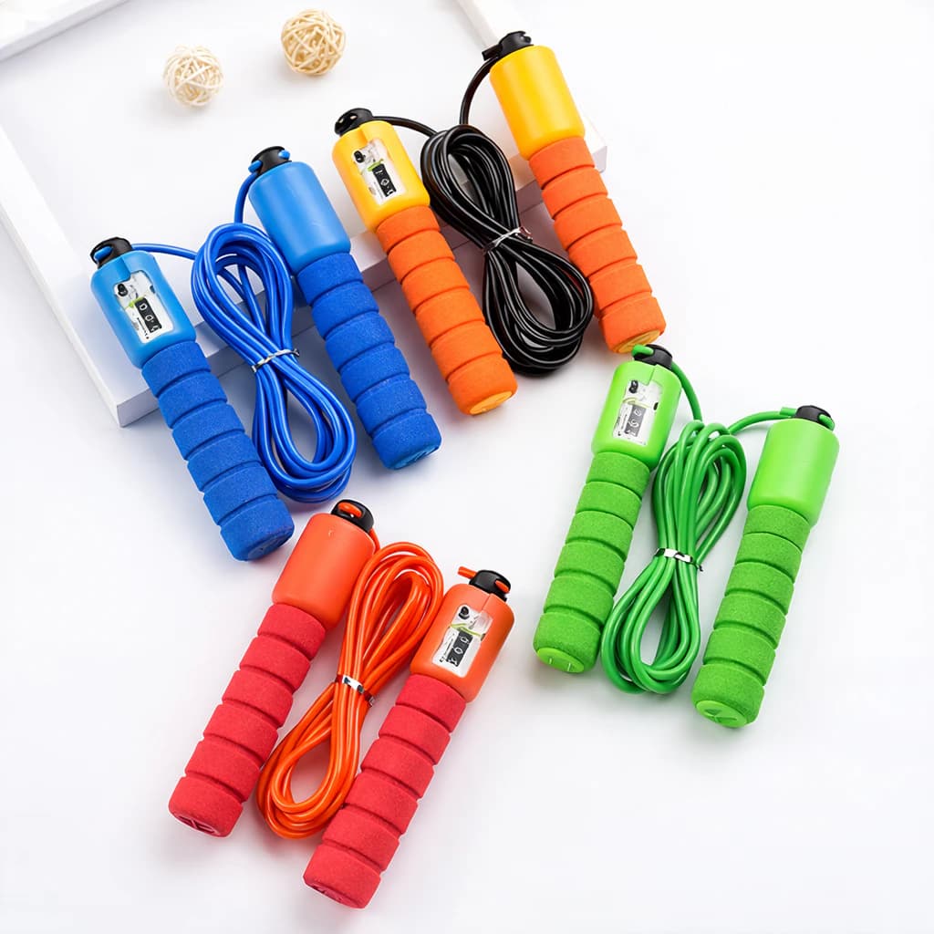 Professional Adjustable Jump Rope, Lightweight and Durable with Counter 