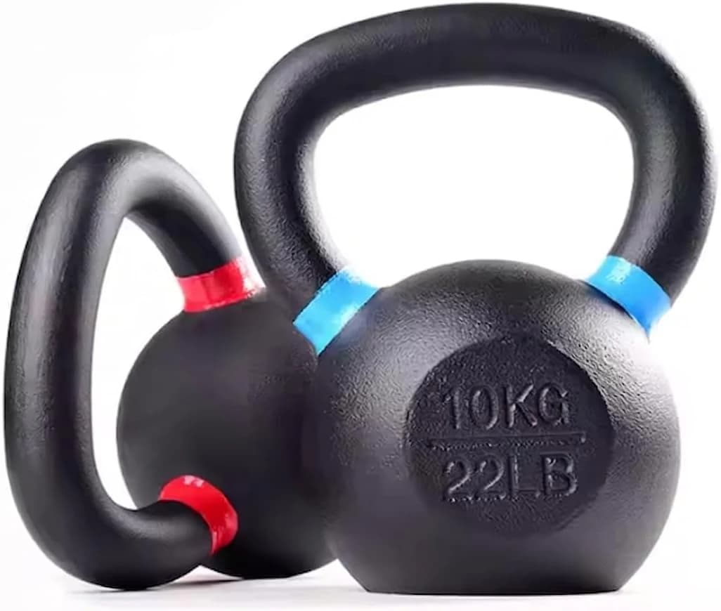 Professional Cast Iron Kettlebell (10 kg / 22 lbs) for Exercise - Wide