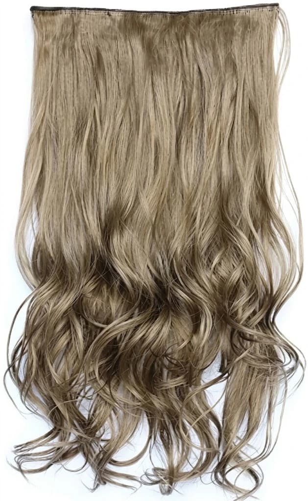 DILLARDS Long Wavy Blonde Hair Extension 5 Clips