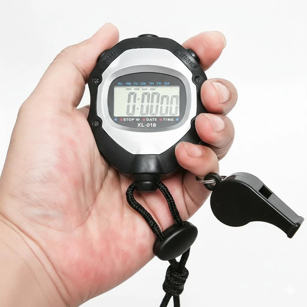Professional Coaches & Referees Set:High Precision Digital Stopwatch with Sports