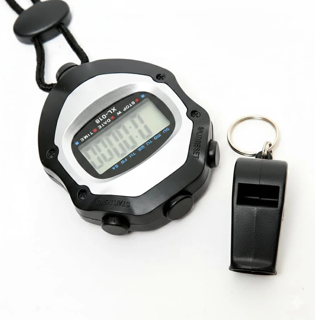 Professional Coaches & Referees Set:High Precision Digital Stopwatch with Sports