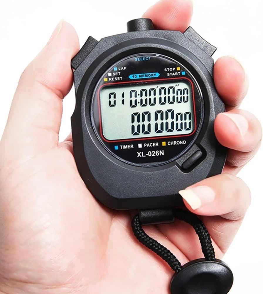 Professional Digital Stopwatch, with Metronome, Clock, Alarm and Countdown 