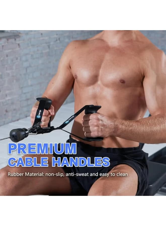 Pull handle for exercise, gym pull handle, clearly marked fitness handles