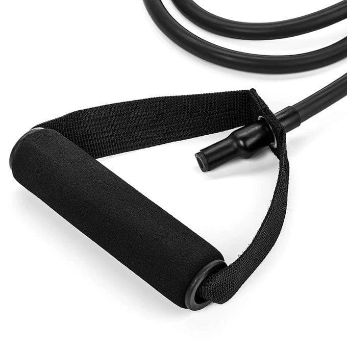 Pull String for Fitness and Aerobics with Door Anchor 20-25 LB - Black
