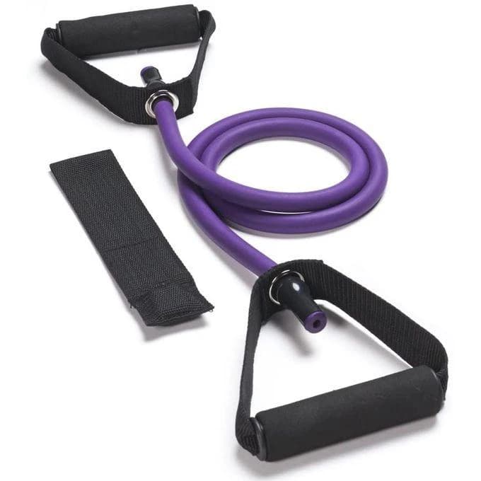 Pull String For Fitness and Aerobics with Door Anchor 50-55 LB - Purple