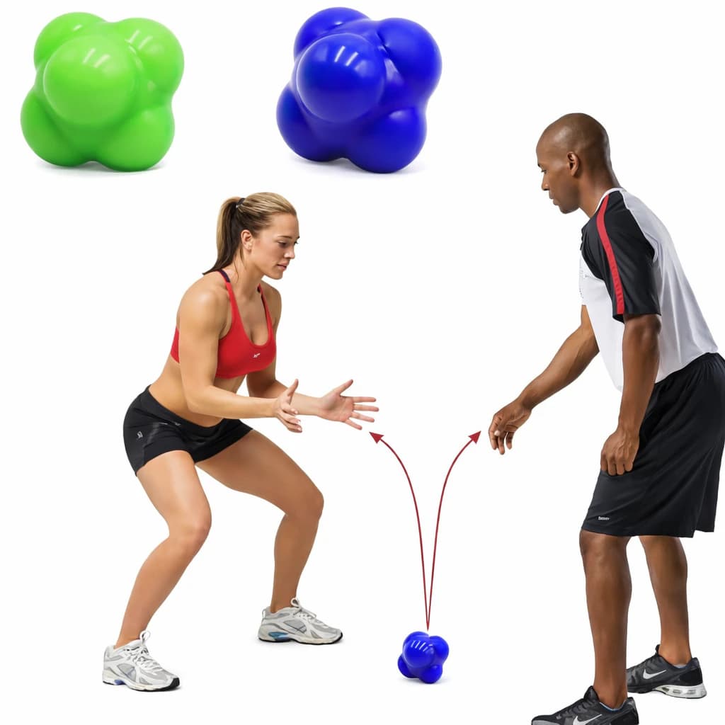 Reaction Ball Speed and Agility Training Ball Sports Baseball Football 