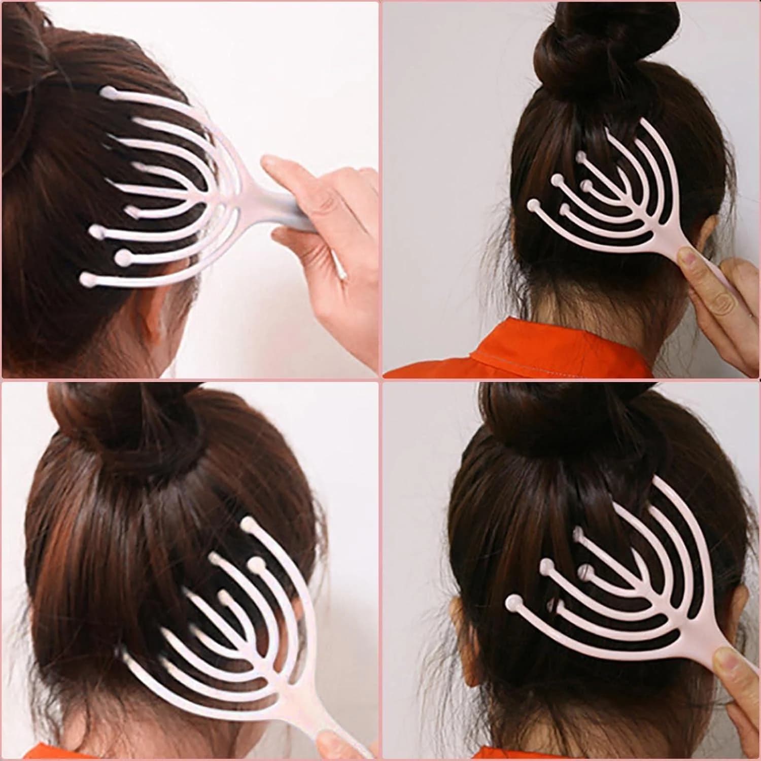 Scalp Massager, Portable Massager, Soothes Scalp, Increases Blood Circulation
