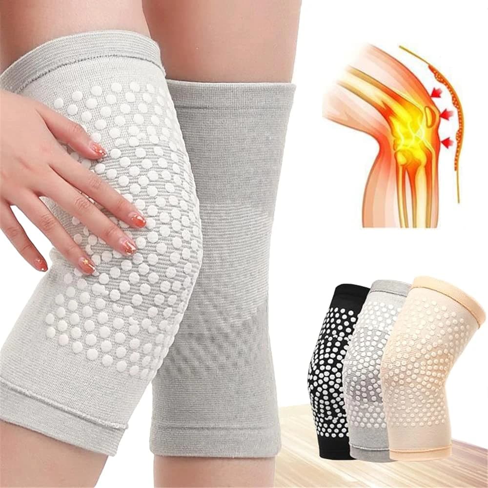 Self-heating knee brace, warming and pain relief, multi-colored, flexible,