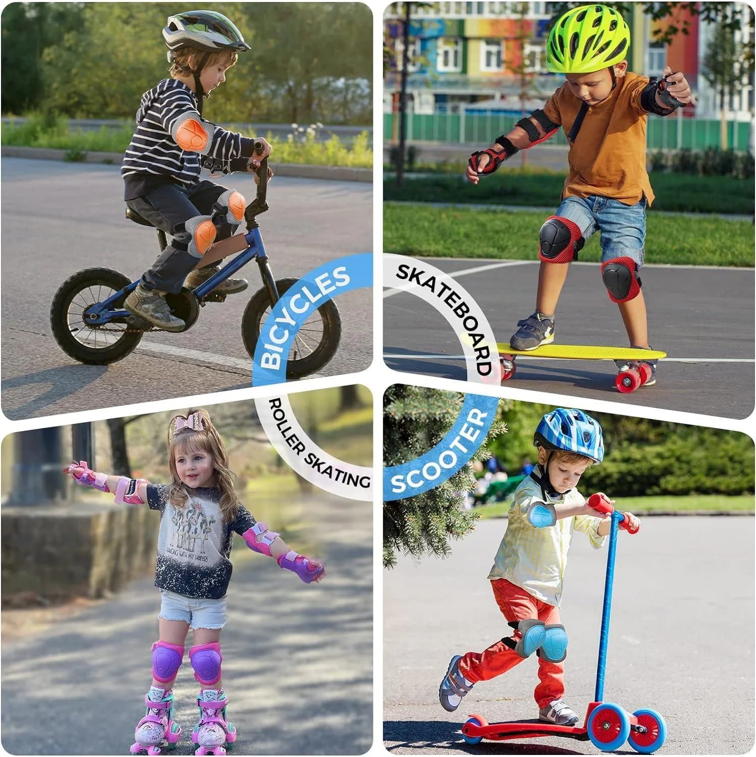 Set Kids Sports Protective Gear for Ages 3-10