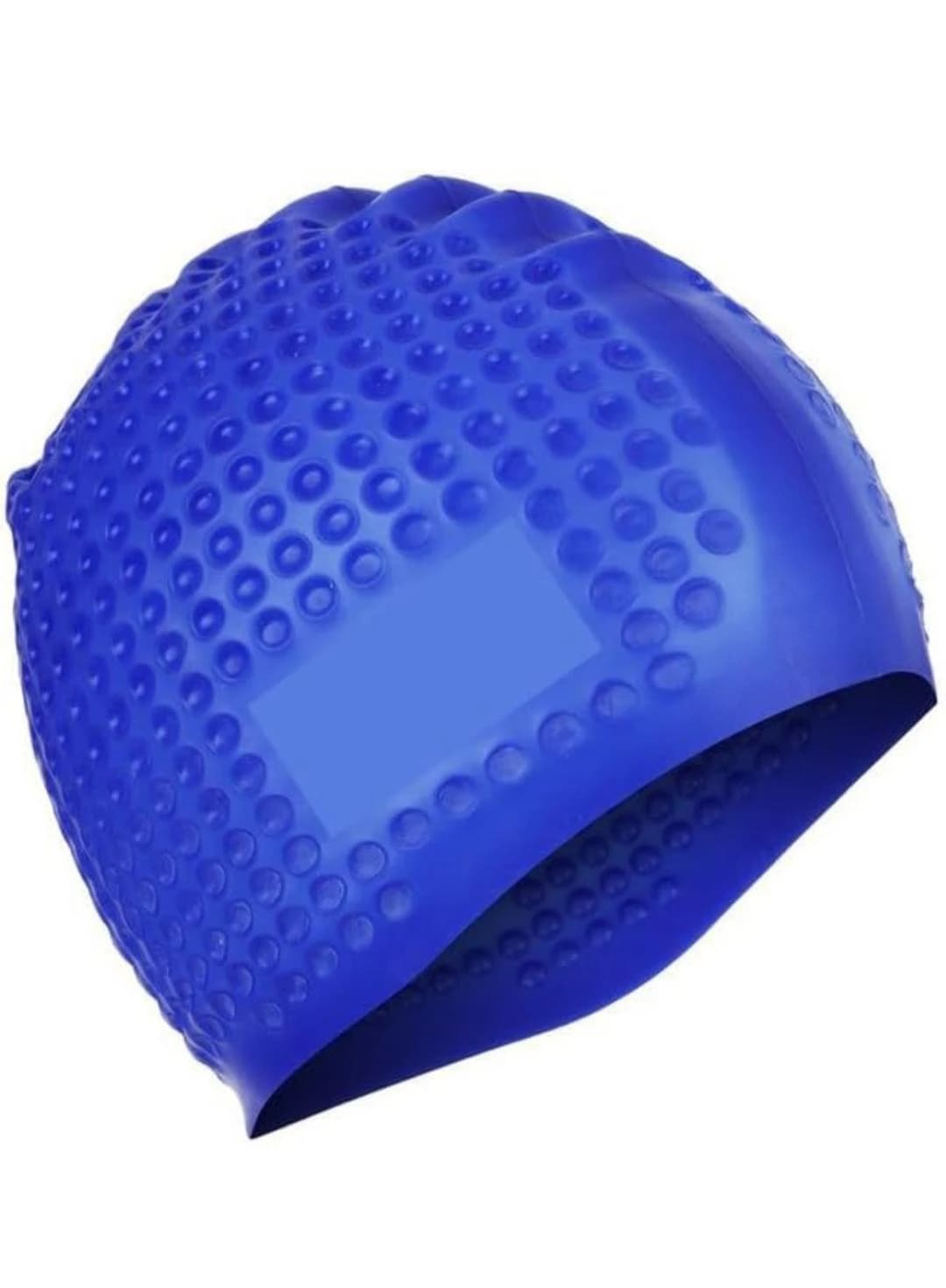 Silicone waterproof swim cap for men and women, flexible fit