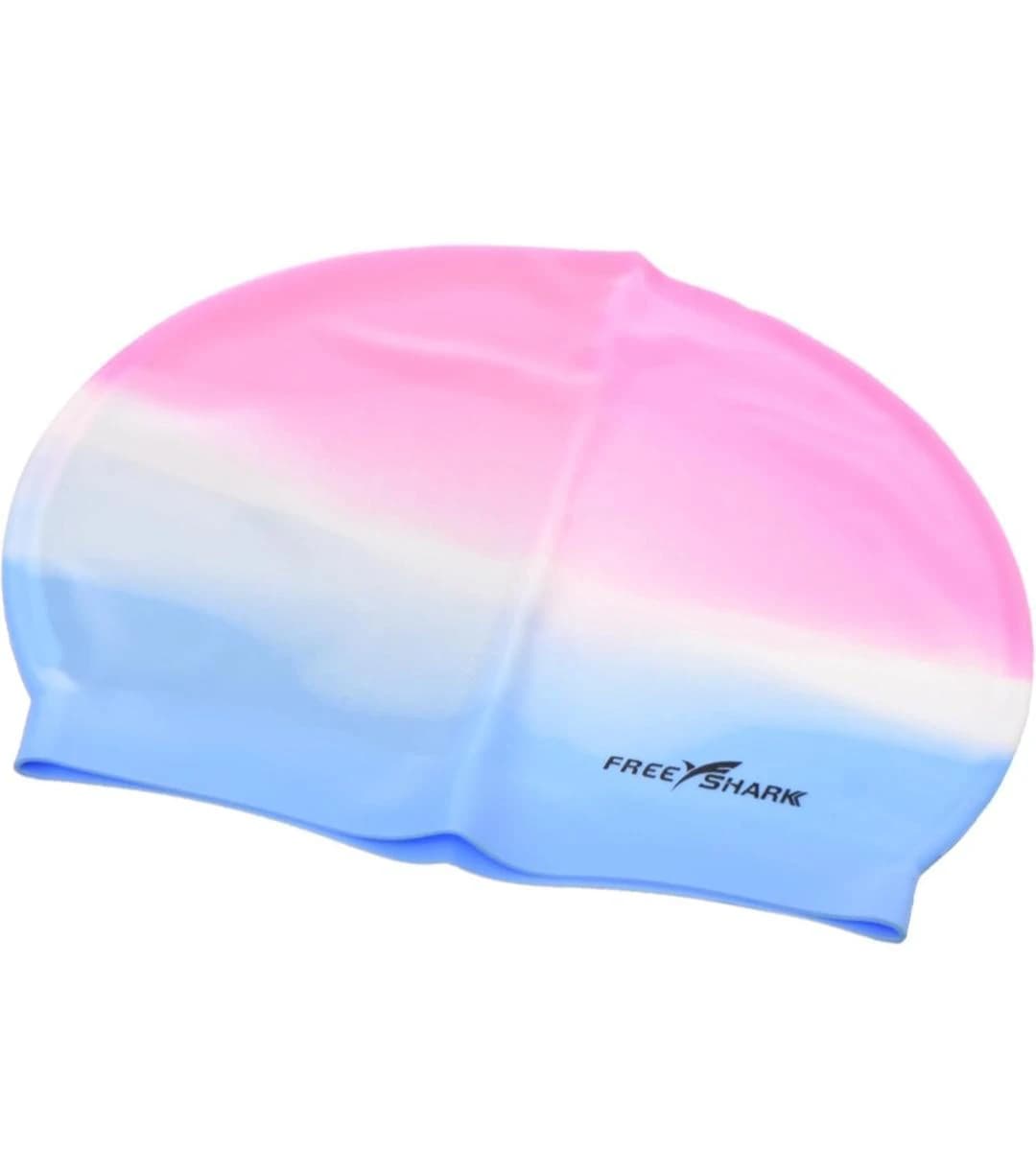 Silicone waterproof swim cap for men and women, flexible