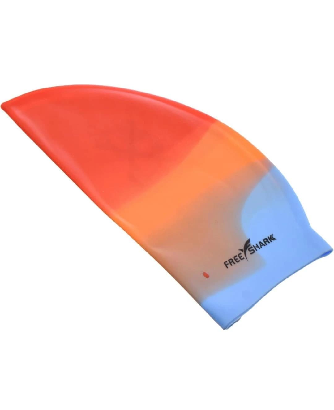Silicone waterproof swim cap for men and women, flexible fit