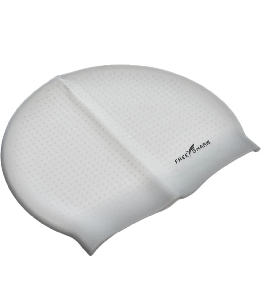 Silicone waterproof swim cap for men and women, flexible fit