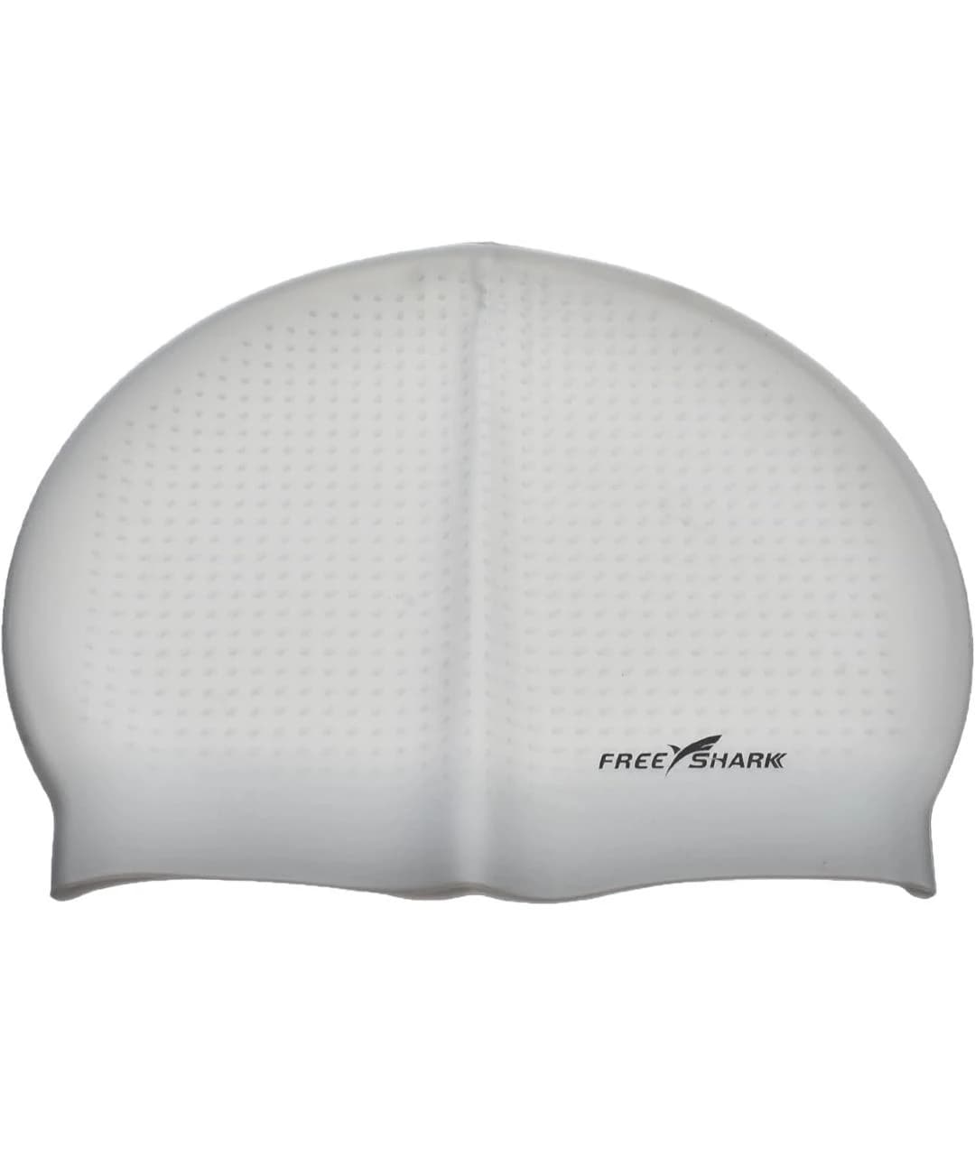 Silicone waterproof swim cap for men and women, flexible fit