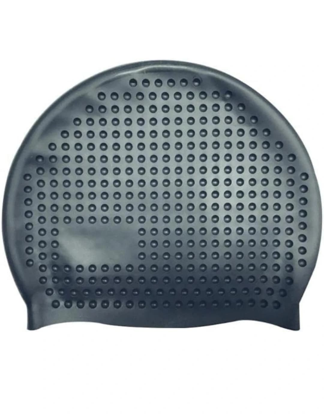 Silicone waterproof swim cap for men and women, flexible fit 