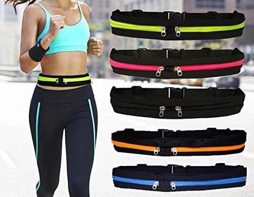 Slim Running Belt, Workout Waist Pack for Women and Men, Phone Holder for Runner