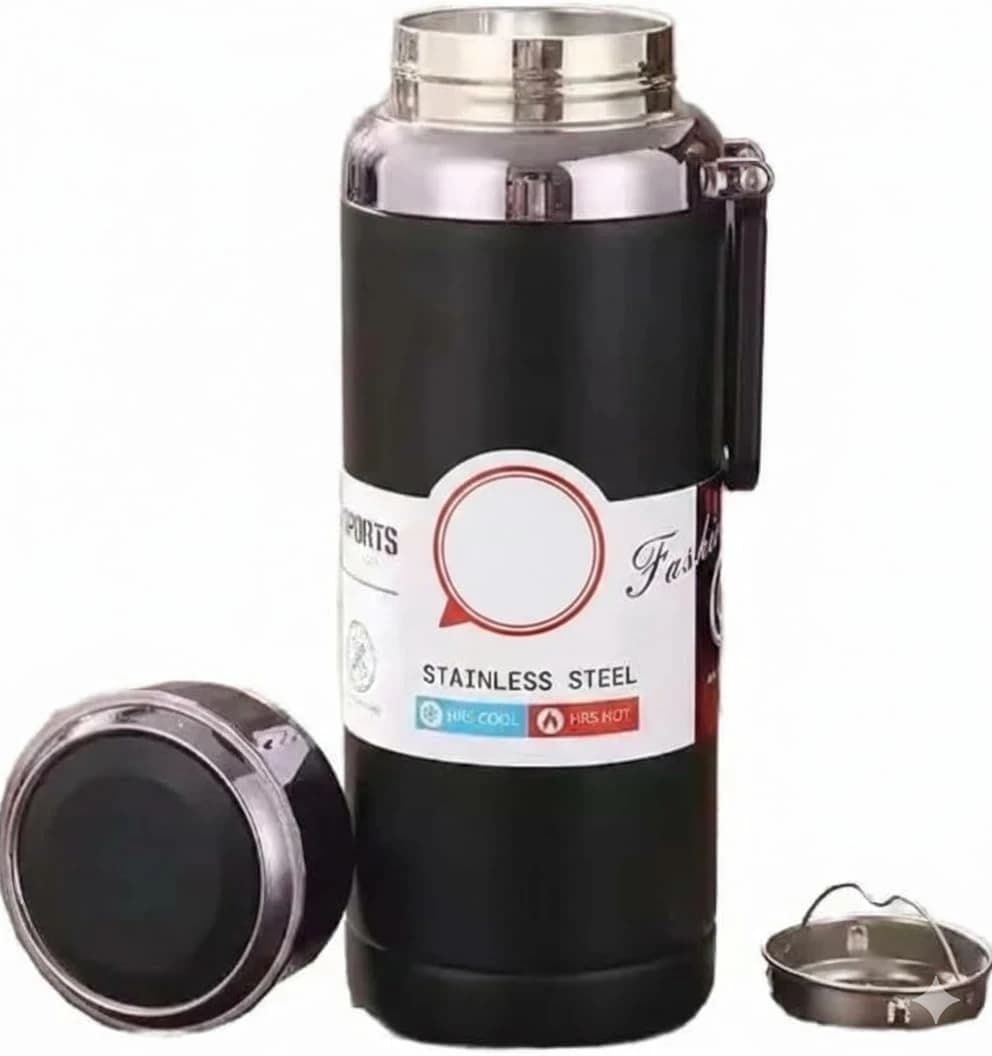 Smart Stainless Steel Beverage Bottle - LED Temperature Display - Heat and Cold 