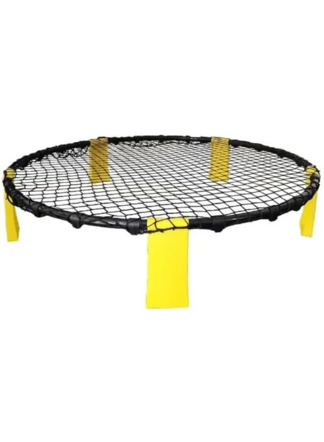 Spike Ball Portable Round Net Beach Ball Set, 3 Balls with Outer Bag