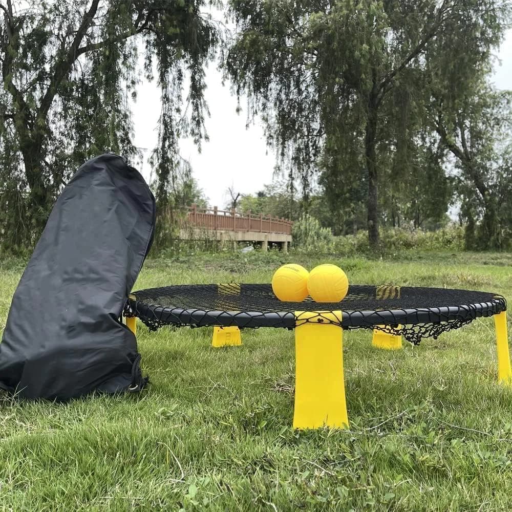 Sports Spike Ball – Circular Bounce Net for Training and Team Play 