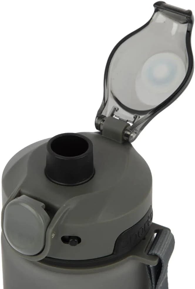 Sports Water Bottle, 1000ml Capacity, with Scale and Carrying Handle, Durable 
