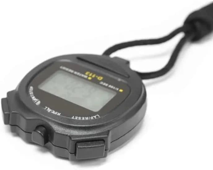 Stopwatch with Timer, Waterproof Stopwatch with Backlight, 60 Lap Memory, 2-Line