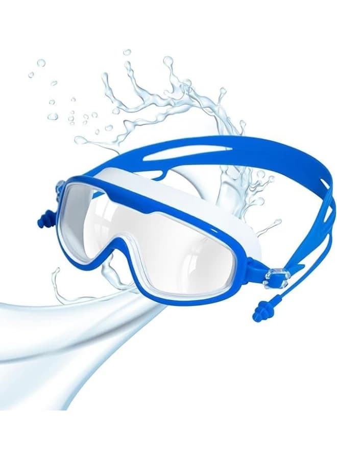 Swimming Goggles, UV Protection, No Water Leakage, Nose Bridge Design
