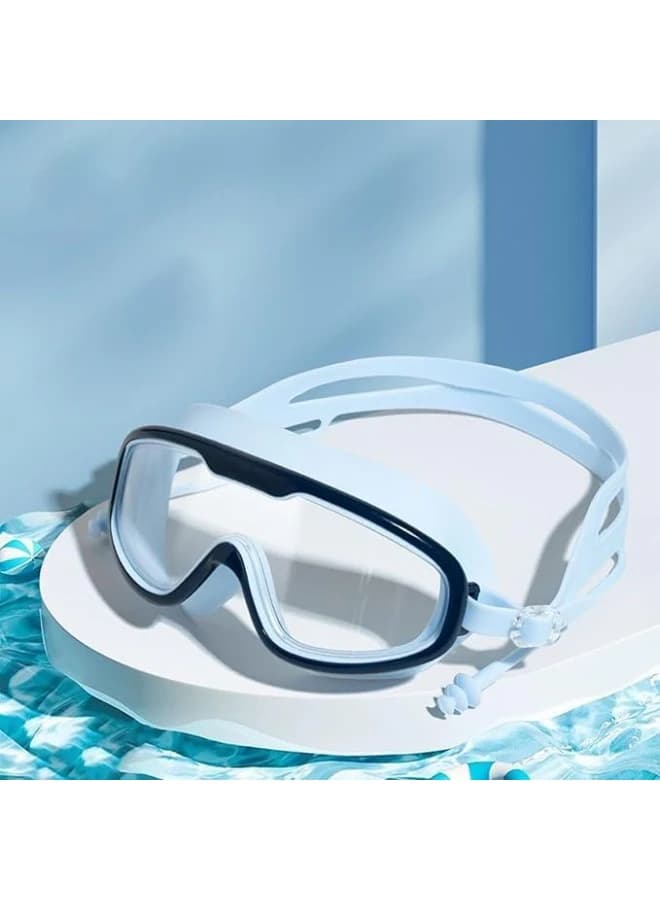 Swimming Goggles, UV Protection, No Water Leakage, Nose Bridge Design