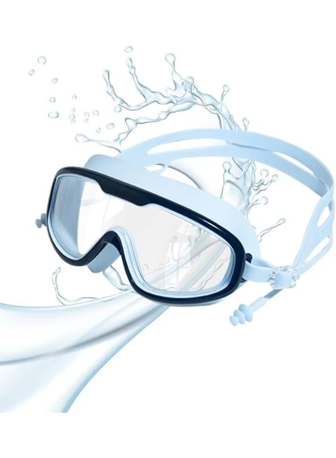 Swimming Goggles, UV Protection, No Water Leakage, Nose Bridge Design