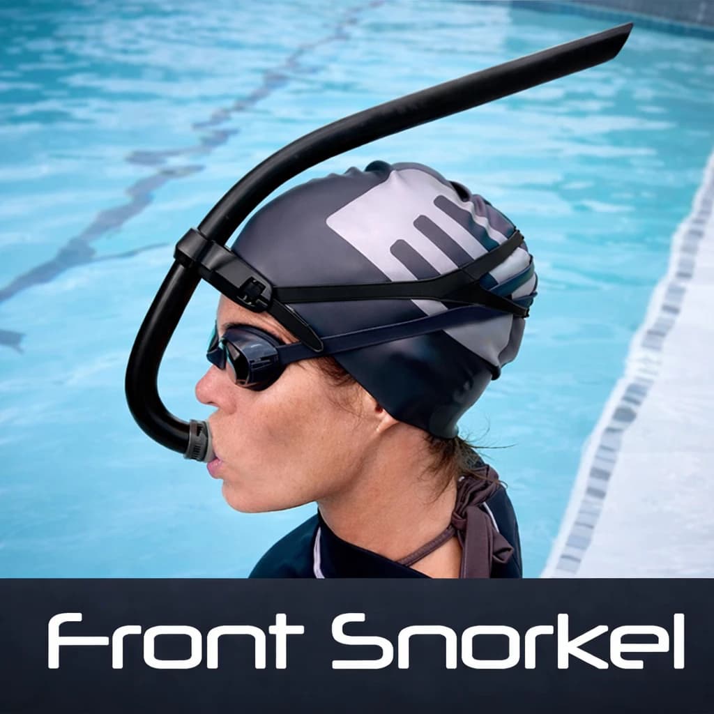 Swimming Snorkel - Front Breath Tube ( Color may vary )