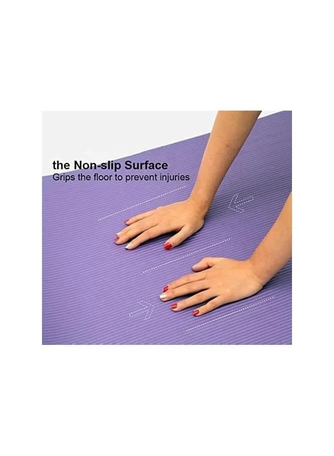 The Ultimate Premium 10mm Non-Slip Yoga Mat with Attached Pouch 