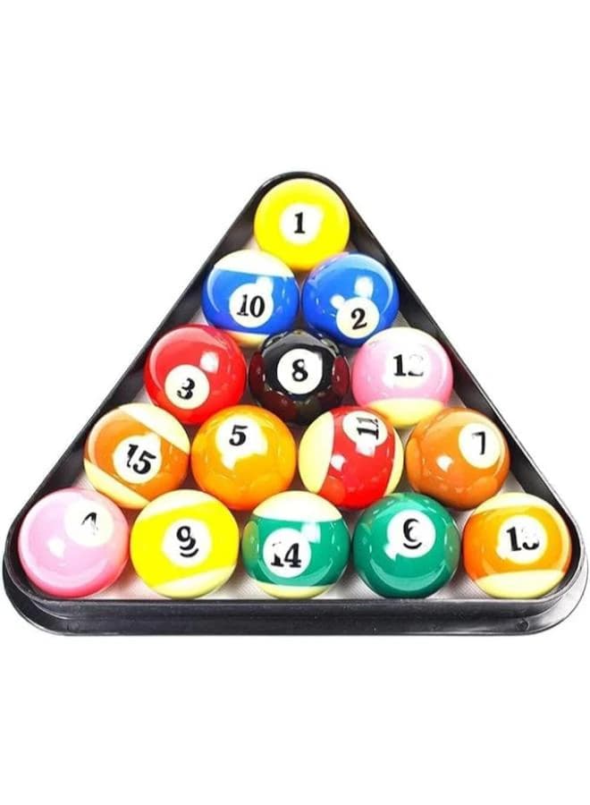 Triangle Billiards Rack Plastic Billiard Table Rack Triangle Design Multicolor  