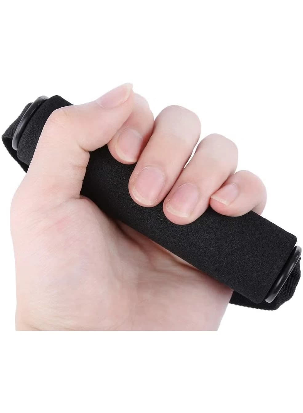 Two cable exercise handles, cable machine accessories, resistance band handles