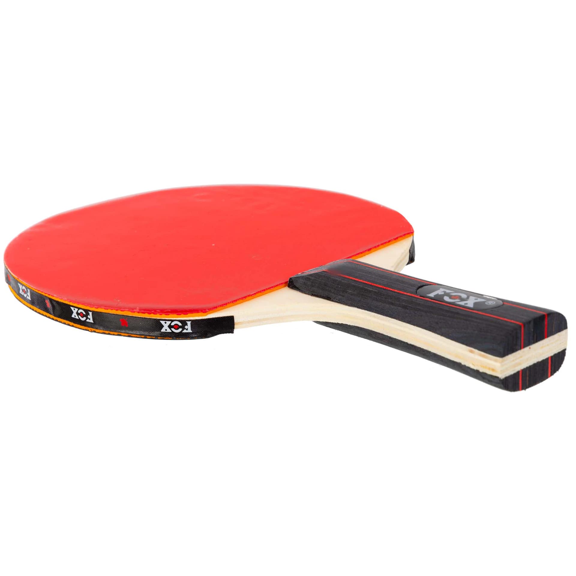 Two table tennis rackets + three table tennis balls